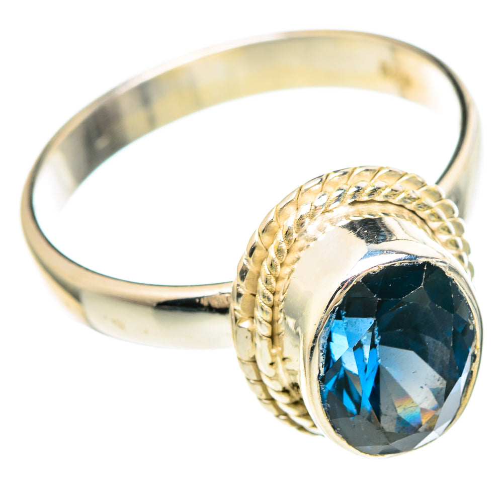 Blue Spinel Rings handcrafted by Anasilvercos - RING99364