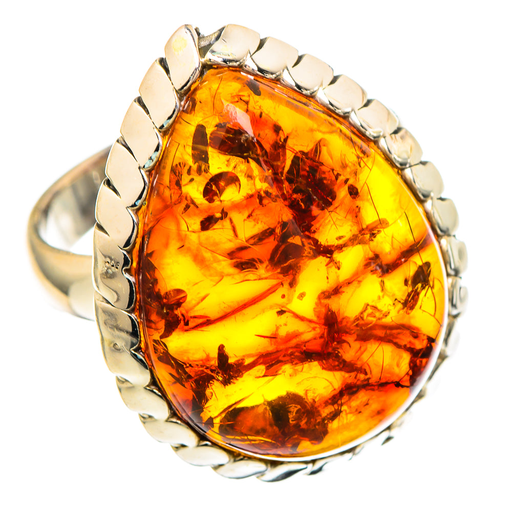 Baltic Amber Rings handcrafted by Anasilvercos - RING99374
