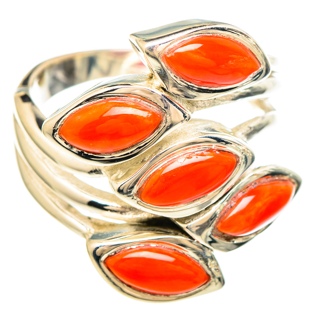 Carnelian Rings handcrafted by Anasilvercos - RING99378