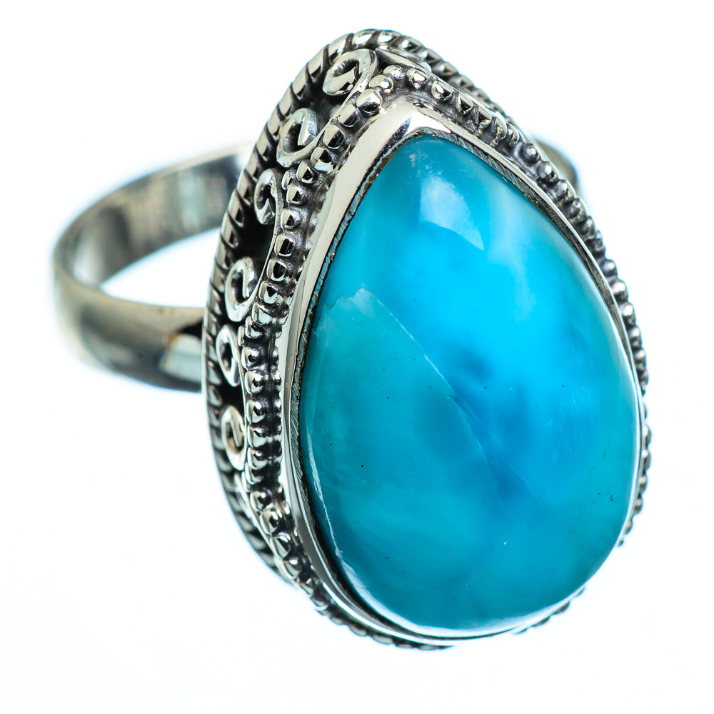 Larimar Rings handcrafted by Anasilvercos - RING993823