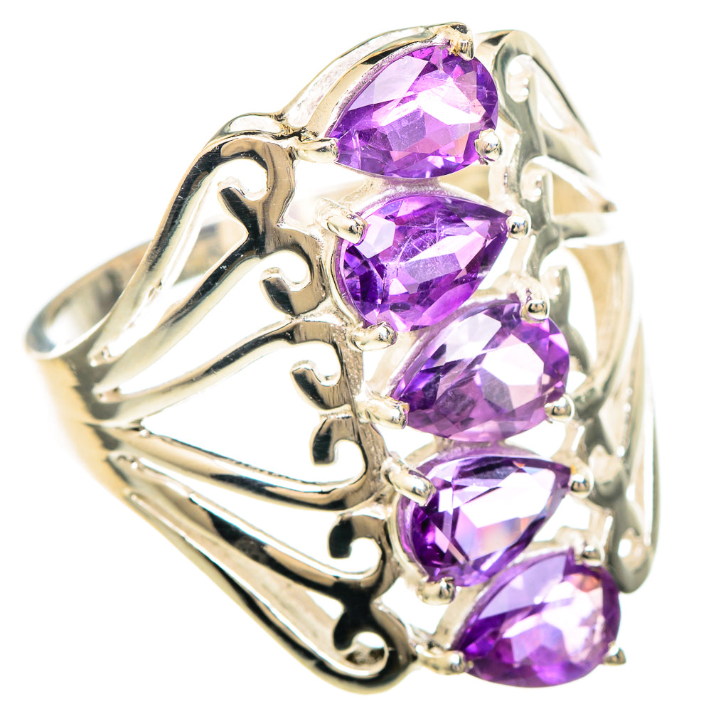 Amethyst Rings handcrafted by Anasilvercos - RING99387