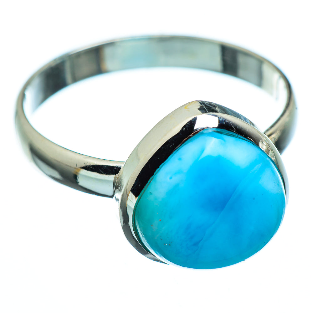 Larimar Rings handcrafted by Anasilvercos - RING994000