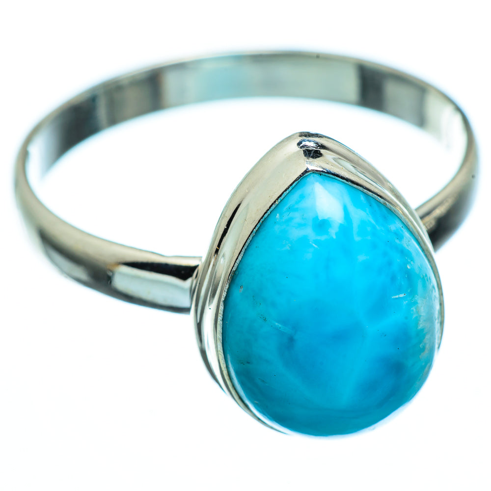 Larimar Rings handcrafted by Anasilvercos - RING994008