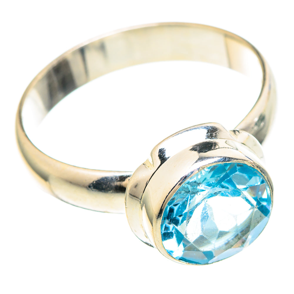 Blue Topaz Rings handcrafted by Anasilvercos - RING99402 - Photo 2