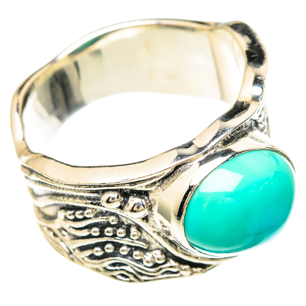 Sleeping Beauty Turquoise Rings handcrafted by Anasilvercos - RING99406