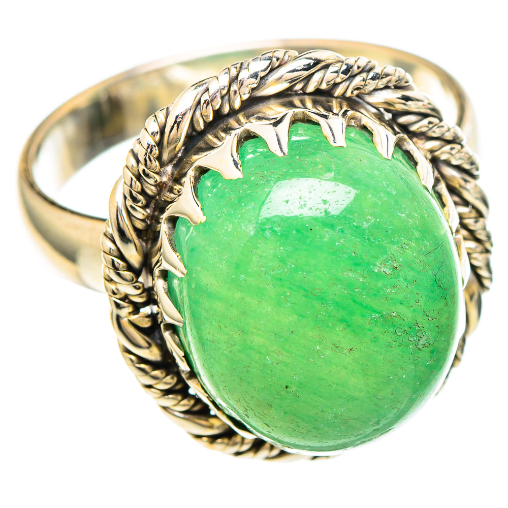 Green Aventurine Rings handcrafted by Anasilvercos - RING99409