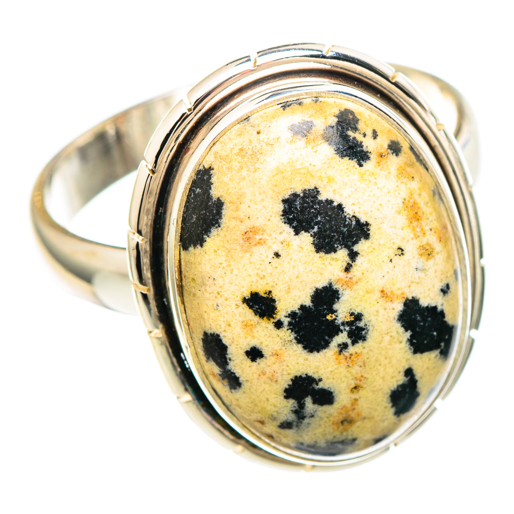 Dalmatian Jasper Rings handcrafted by Anasilvercos - RING99411 - Photo 2