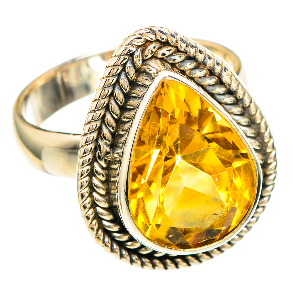 Citrine Rings handcrafted by Anasilvercos - RING99413