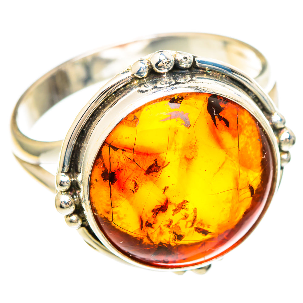 Baltic Amber Rings handcrafted by Anasilvercos - RING99416