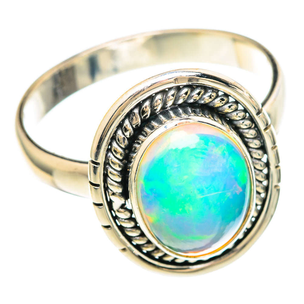 Ethiopian Opal Rings handcrafted by Anasilvercos - RING99435