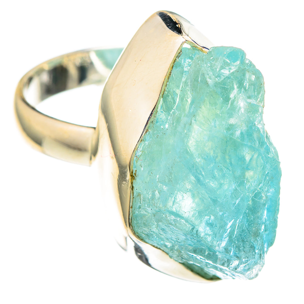 Aquamarine Rings handcrafted by Anasilvercos - RING99437