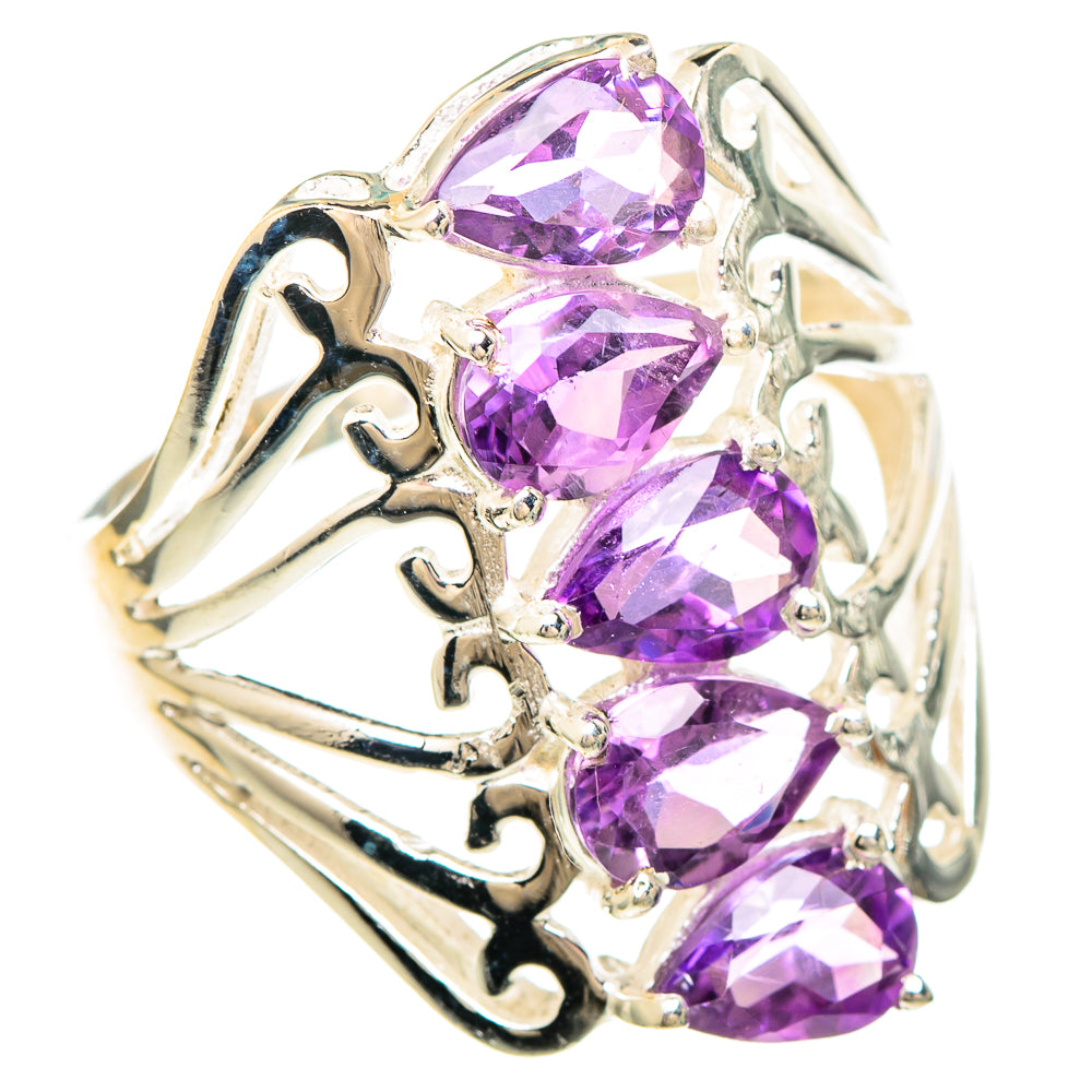 Amethyst Rings handcrafted by Anasilvercos - RING99447