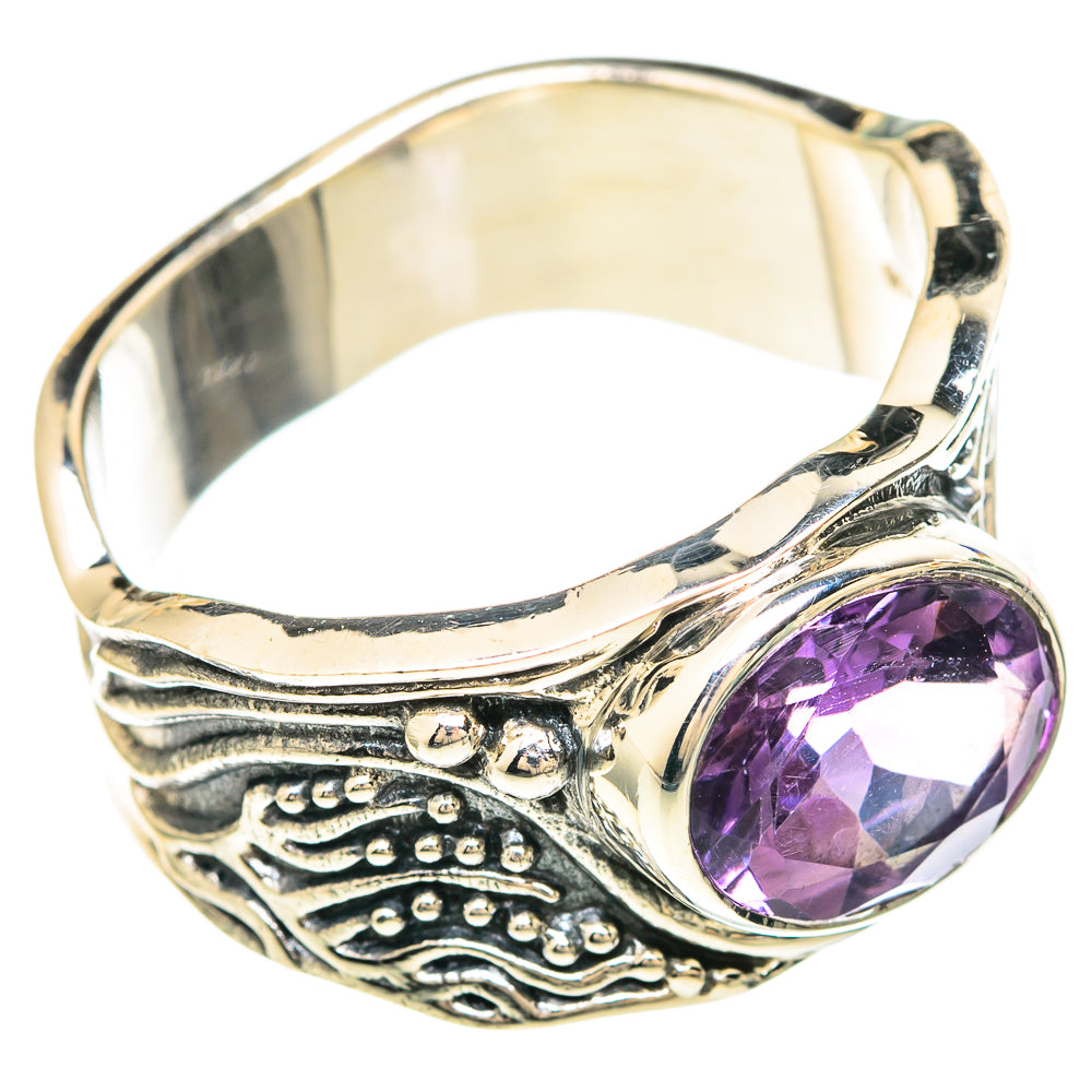 Amethyst Rings handcrafted by Anasilvercos - RING99448