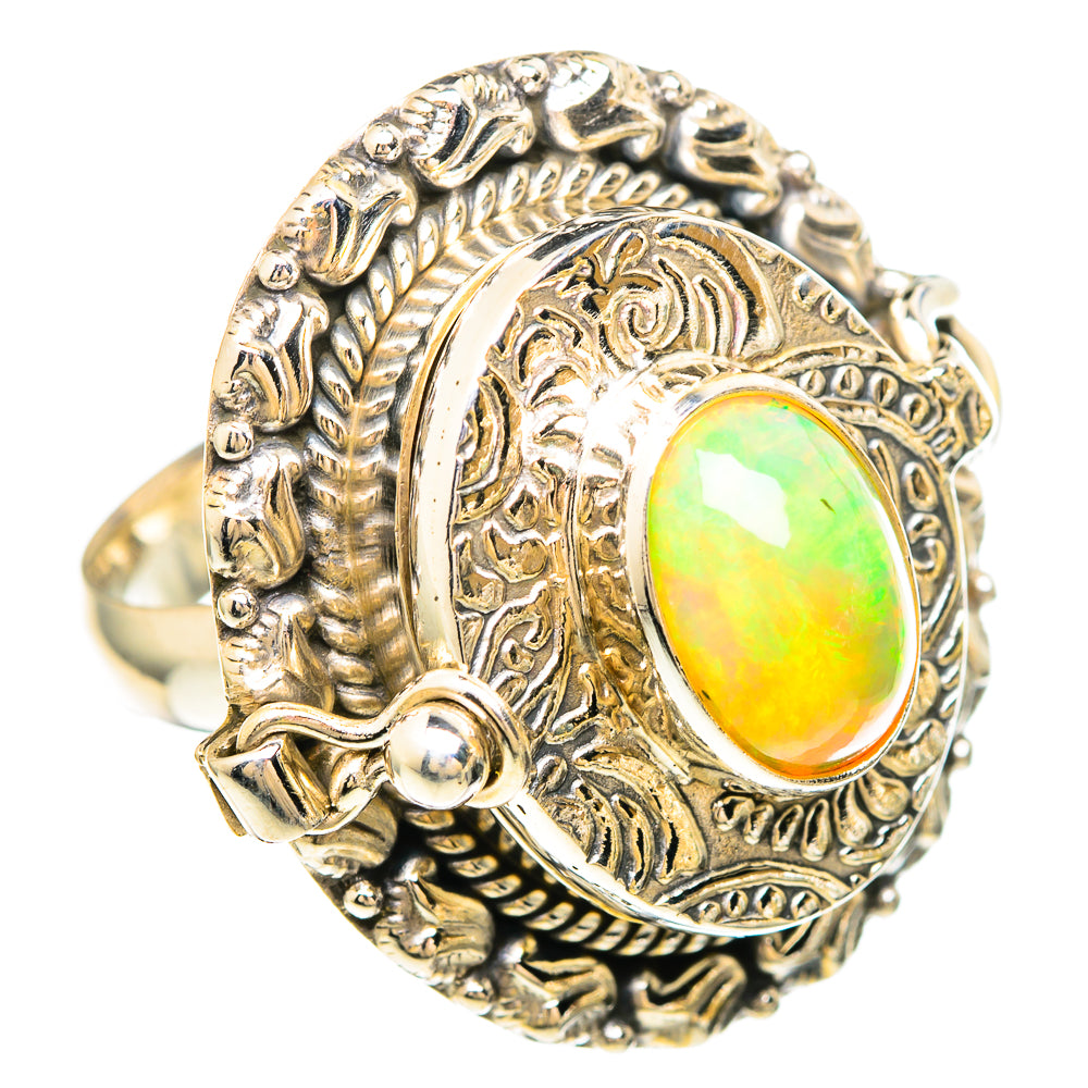 Ethiopian Opal Rings handcrafted by Anasilvercos - RING99466