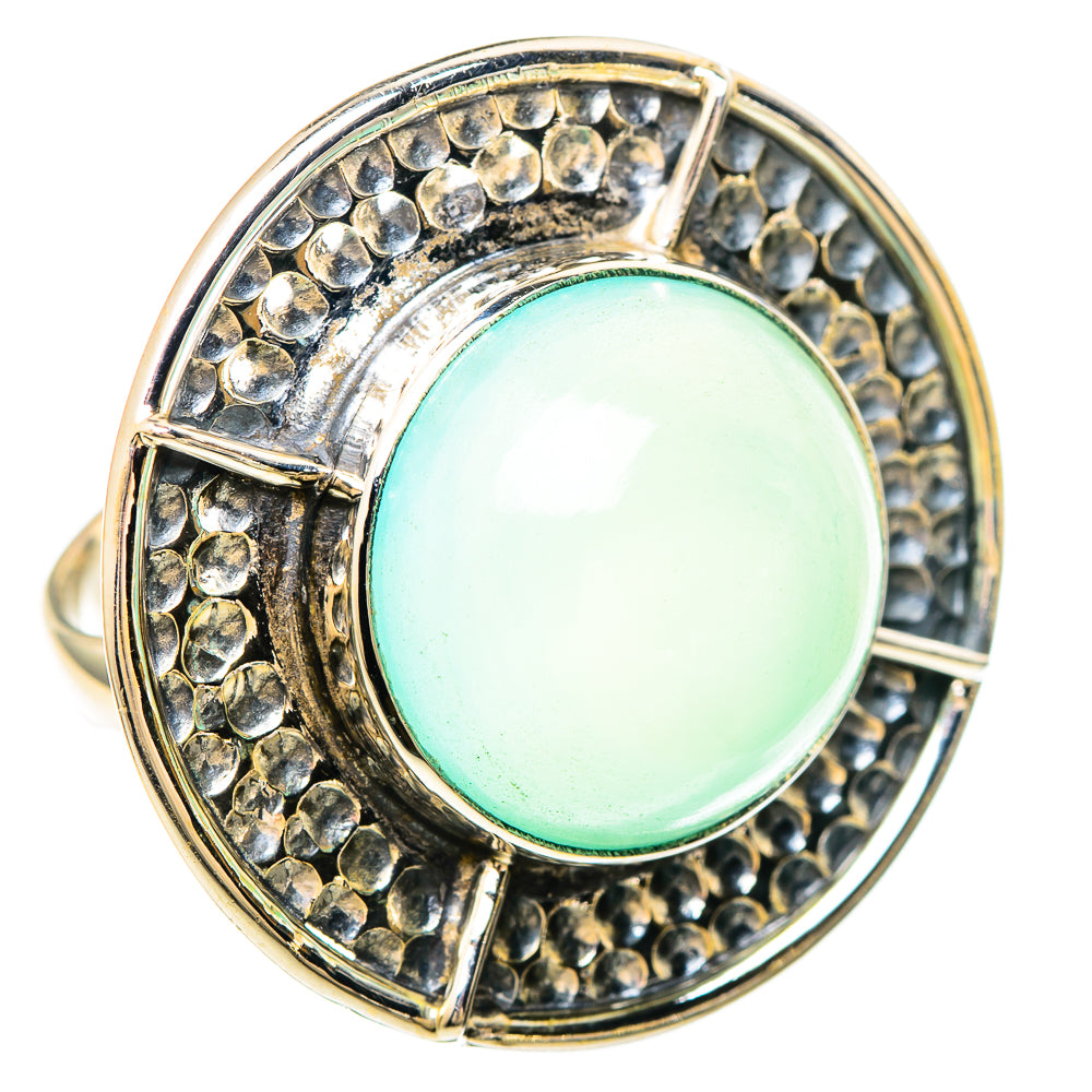 Aqua Chalcedony Rings handcrafted by Anasilvercos - RING99470 - Photo 2