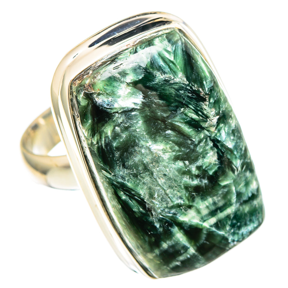 Seraphinite Rings handcrafted by Anasilvercos - RING99477