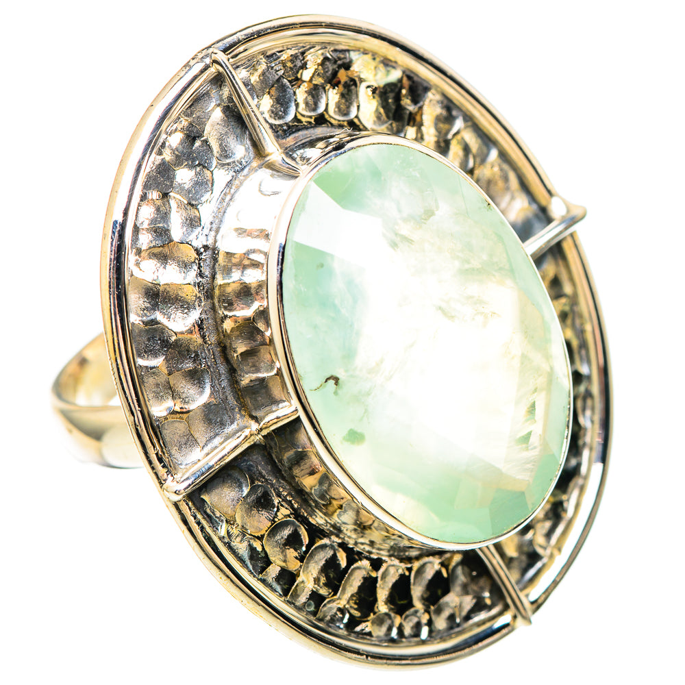 Prehnite Rings handcrafted by Anasilvercos - RING99482