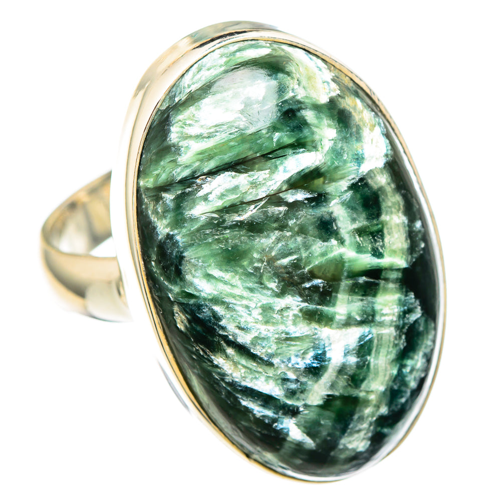 Seraphinite Rings handcrafted by Anasilvercos - RING99484