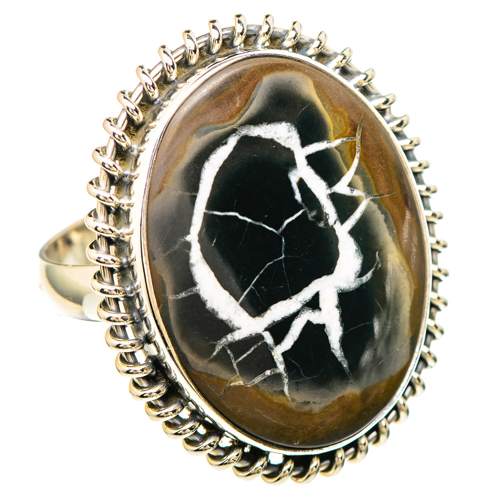 Septarian Geode Rings handcrafted by Anasilvercos - RING99489 - Photo 2
