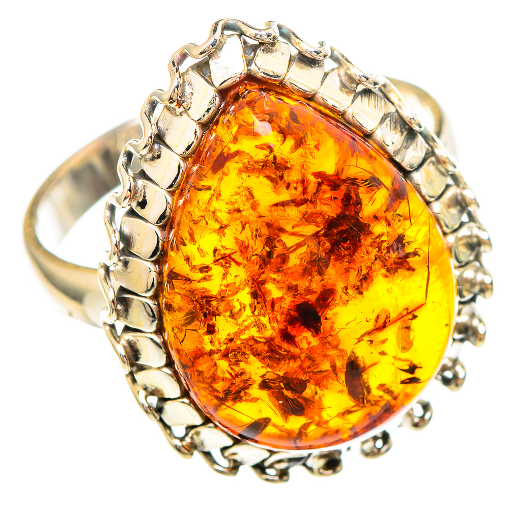 Baltic Amber Rings handcrafted by Anasilvercos - RING99496 - Photo 2