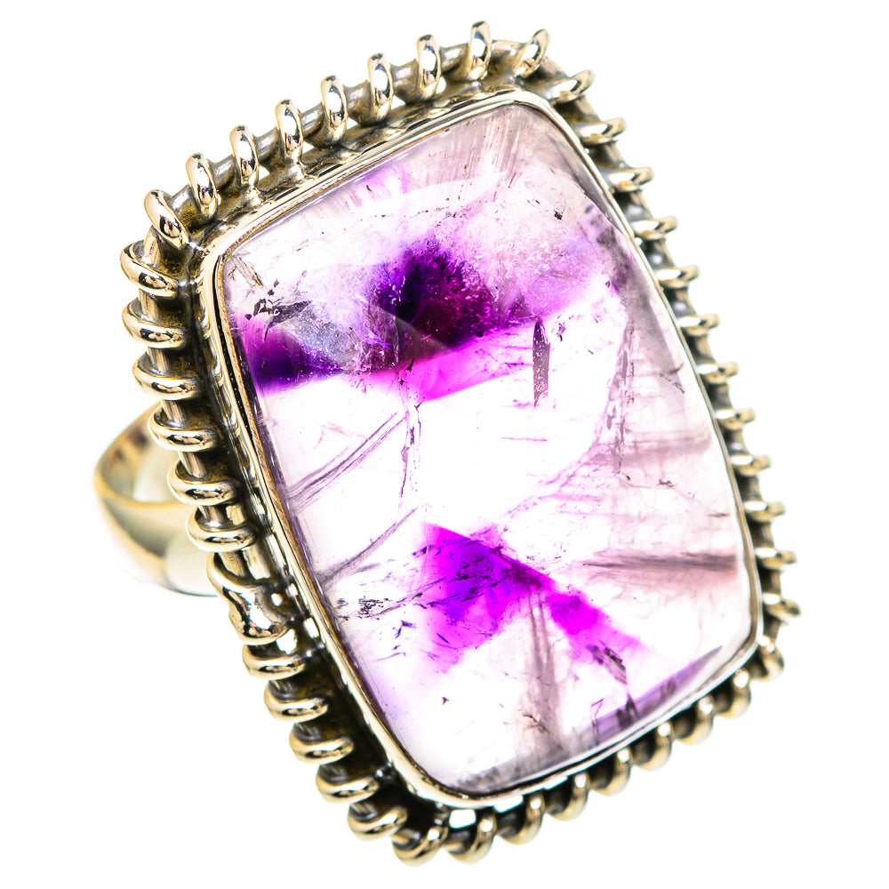 Star Amethyst Rings handcrafted by Anasilvercos - RING99501