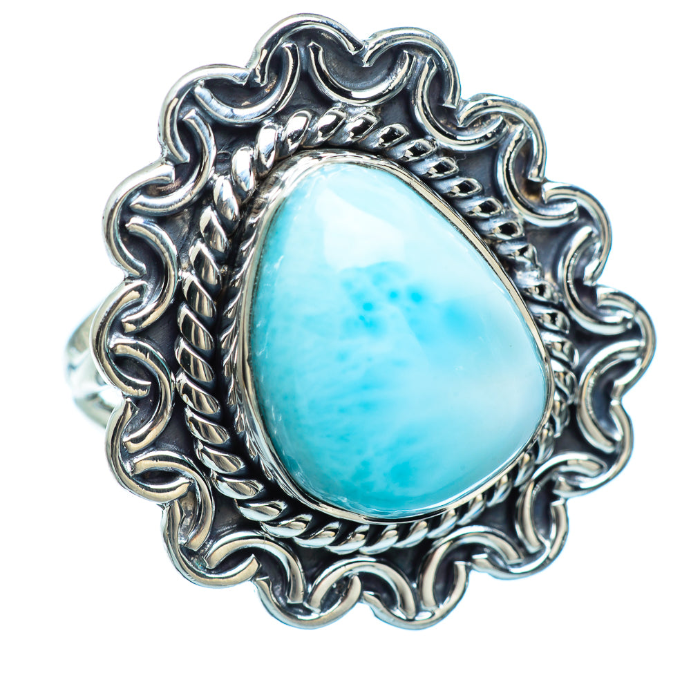 Larimar Rings handcrafted by Anasilvercos - RING995176