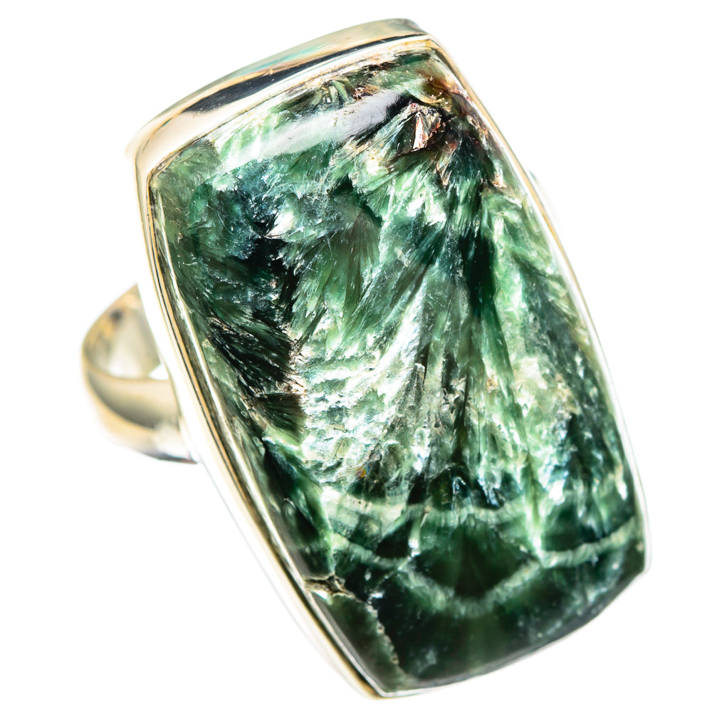 Seraphinite Rings handcrafted by Anasilvercos - RING99519 - Photo 2