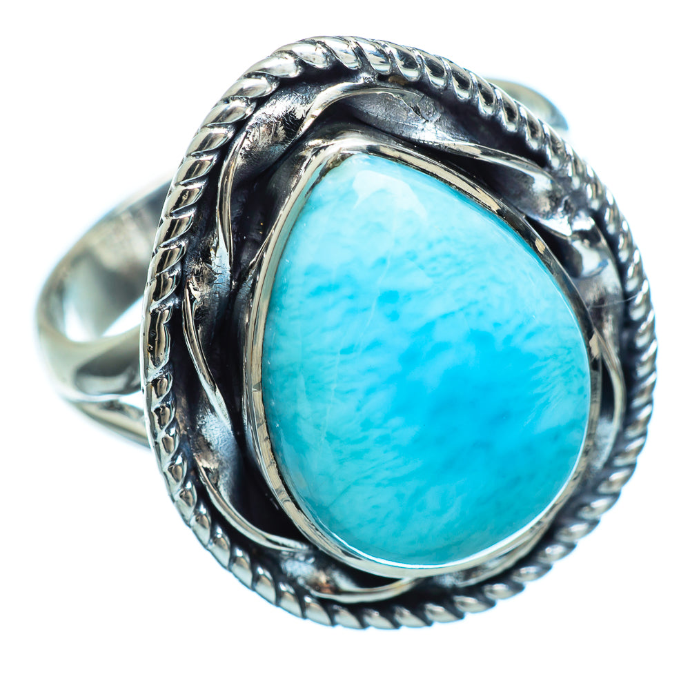 Larimar Rings handcrafted by Anasilvercos - RING995237