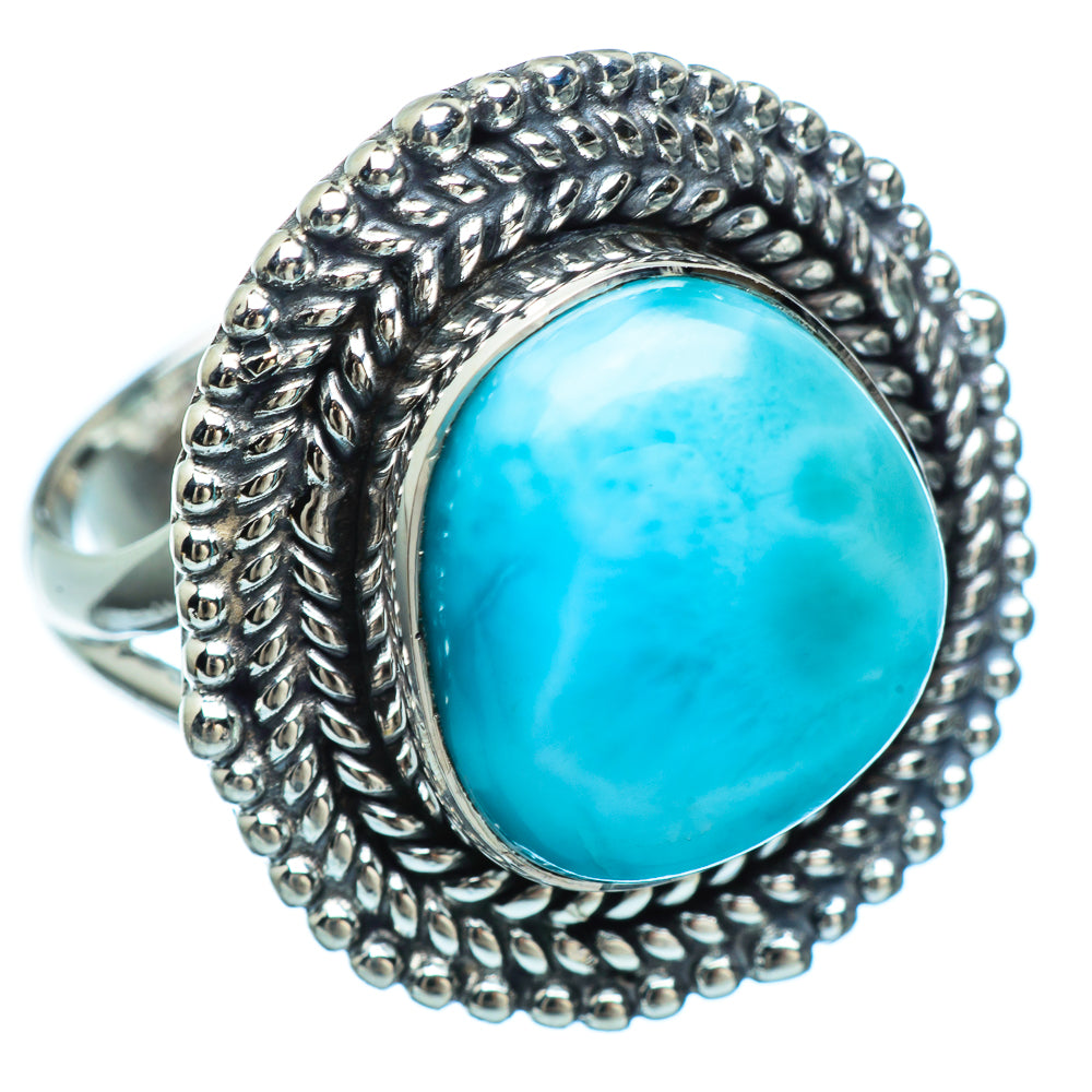Larimar Rings handcrafted by Anasilvercos - RING995258