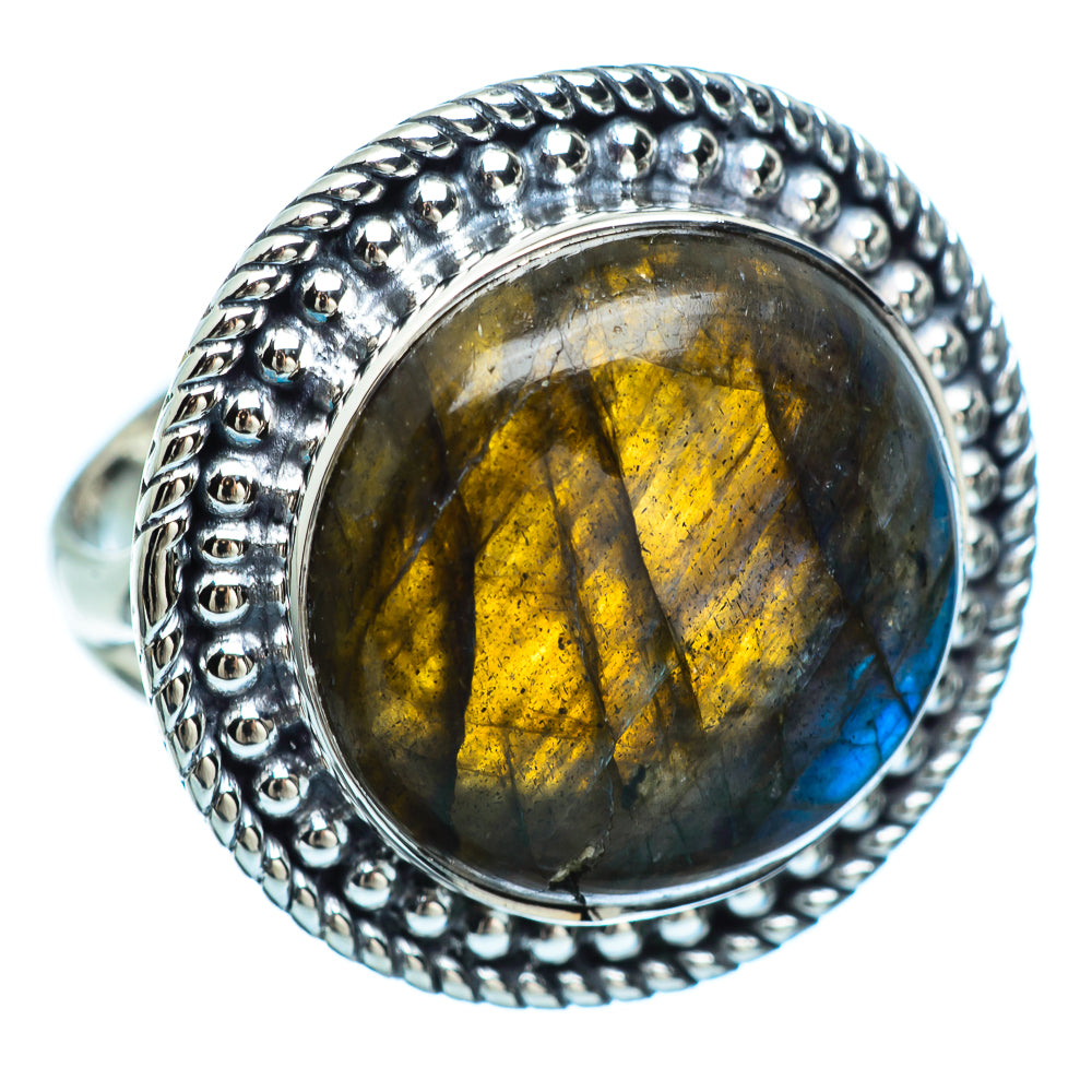 Labradorite Rings handcrafted by Anasilvercos - RING995266