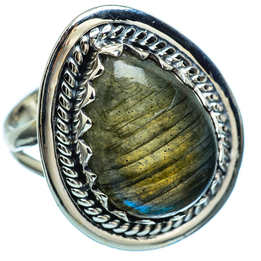 Labradorite Rings handcrafted by Anasilvercos - RING995270