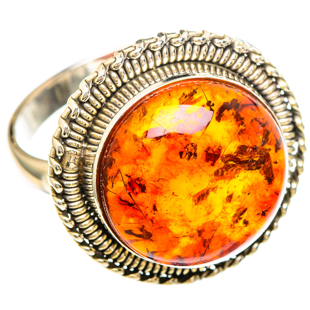 Baltic Amber Rings handcrafted by Anasilvercos - RING99528
