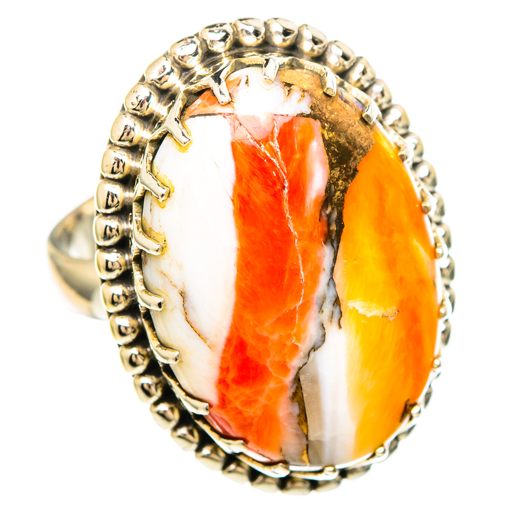 Spiny Oyster Turquoise Rings handcrafted by Anasilvercos - RING99529