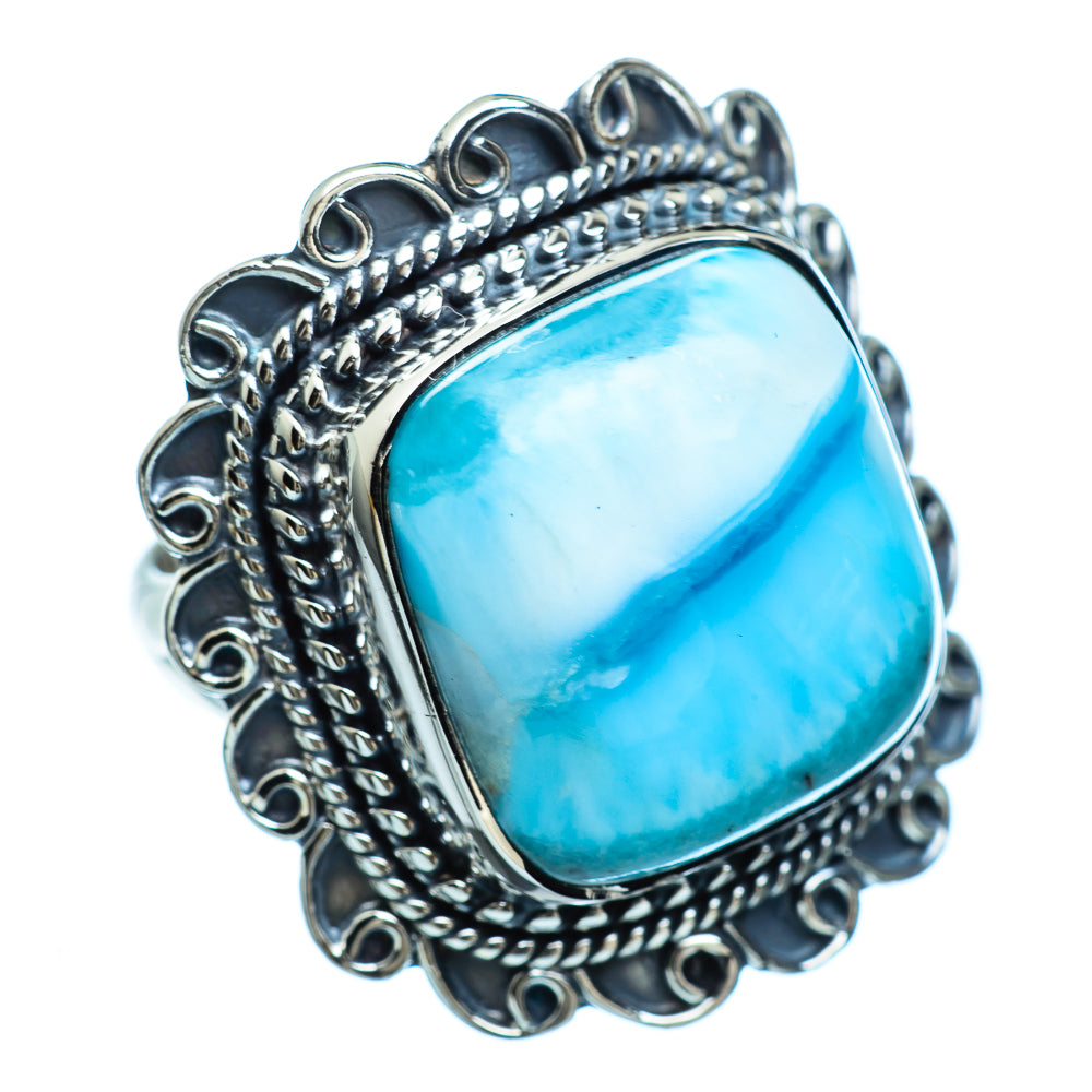 Larimar Rings handcrafted by Anasilvercos - RING995384