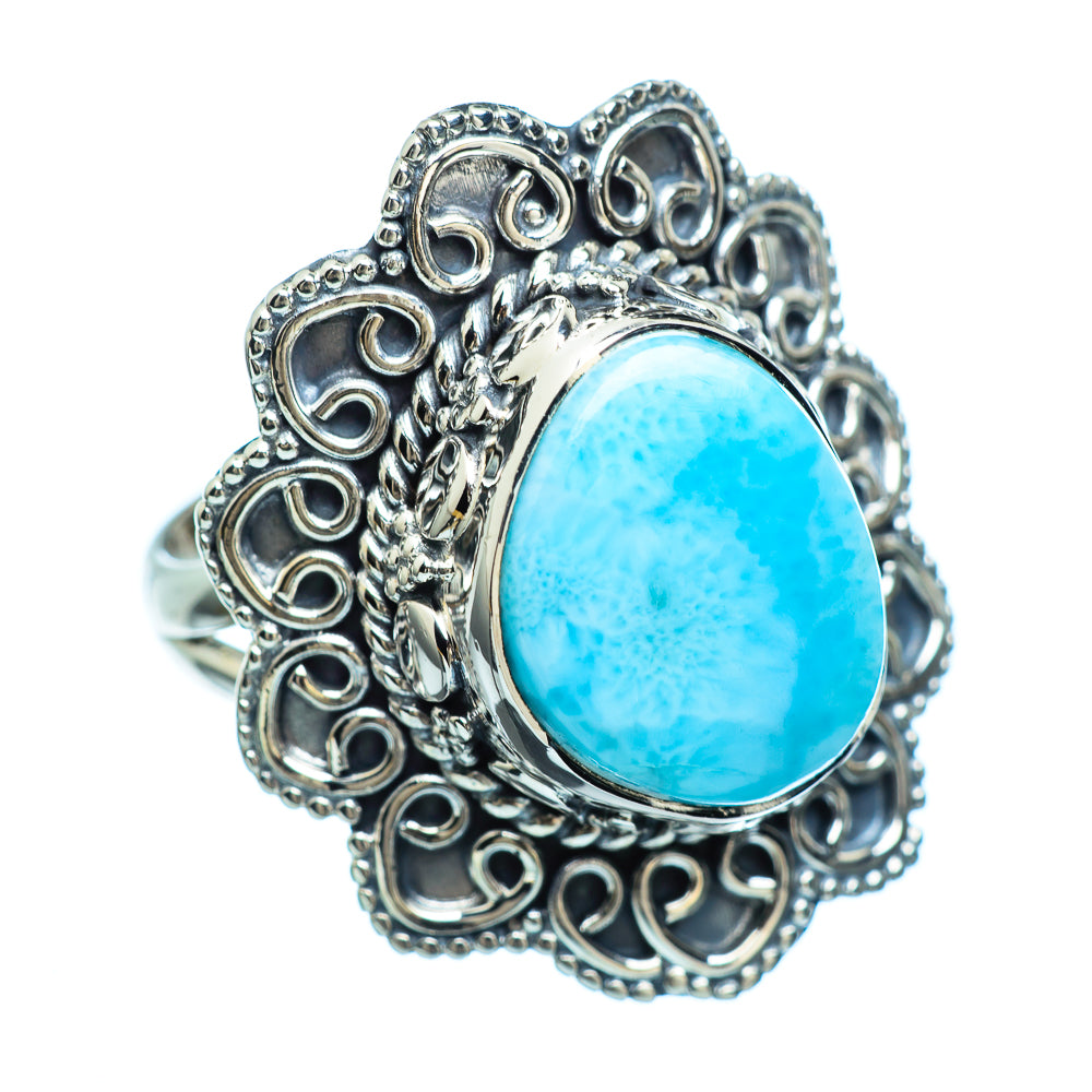 Larimar Rings handcrafted by Anasilvercos - RING995403