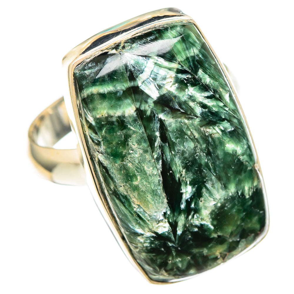 Seraphinite Rings handcrafted by Anasilvercos - RING99541