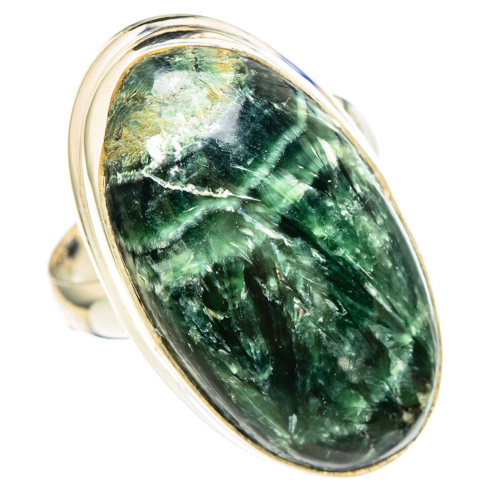 Seraphinite Rings handcrafted by Anasilvercos - RING99542