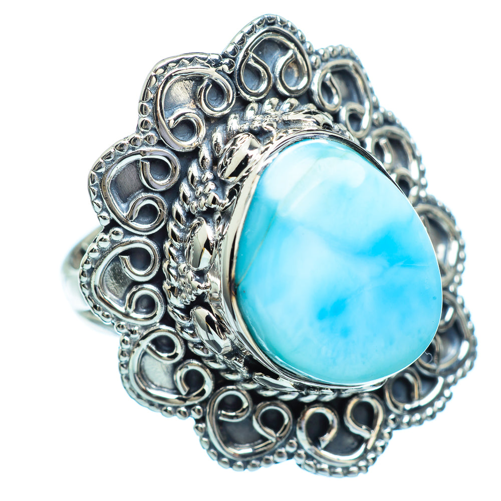 Larimar Rings handcrafted by Anasilvercos - RING995476