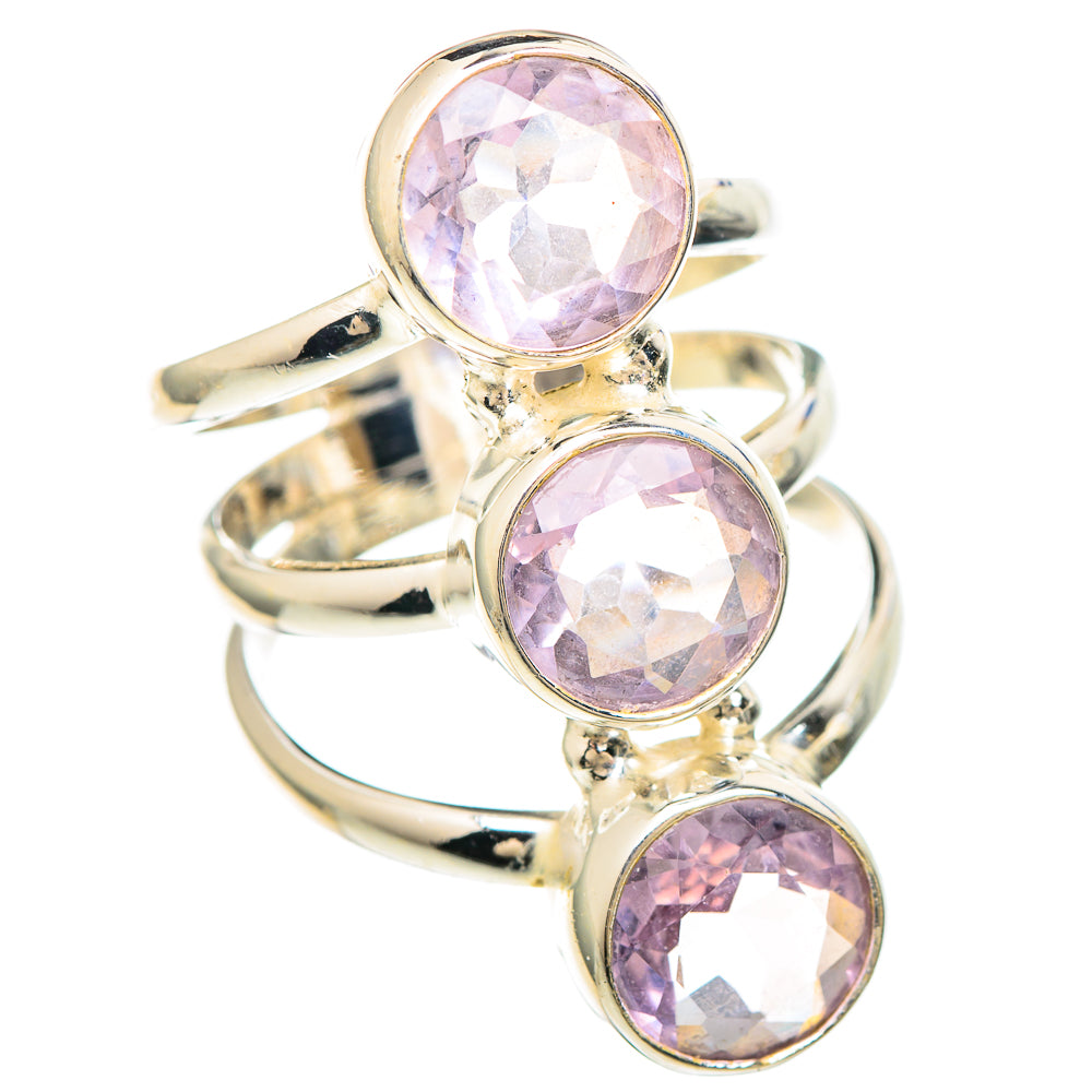 Kunzite Rings handcrafted by Anasilvercos - RING99547