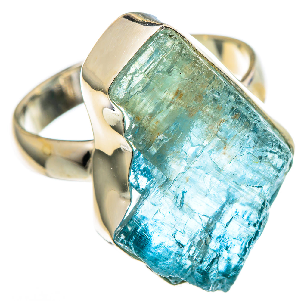 Aquamarine Rings handcrafted by Anasilvercos - RING99556