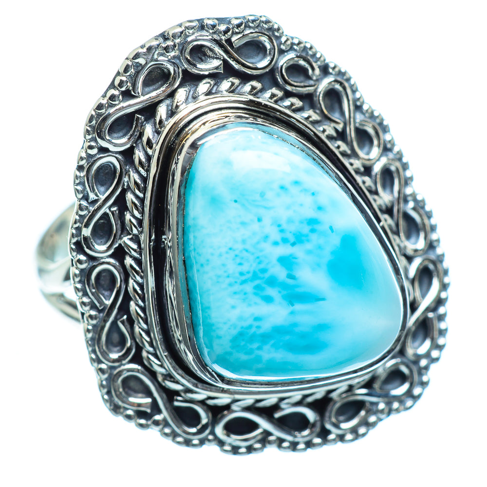 Larimar Rings handcrafted by Anasilvercos - RING995593