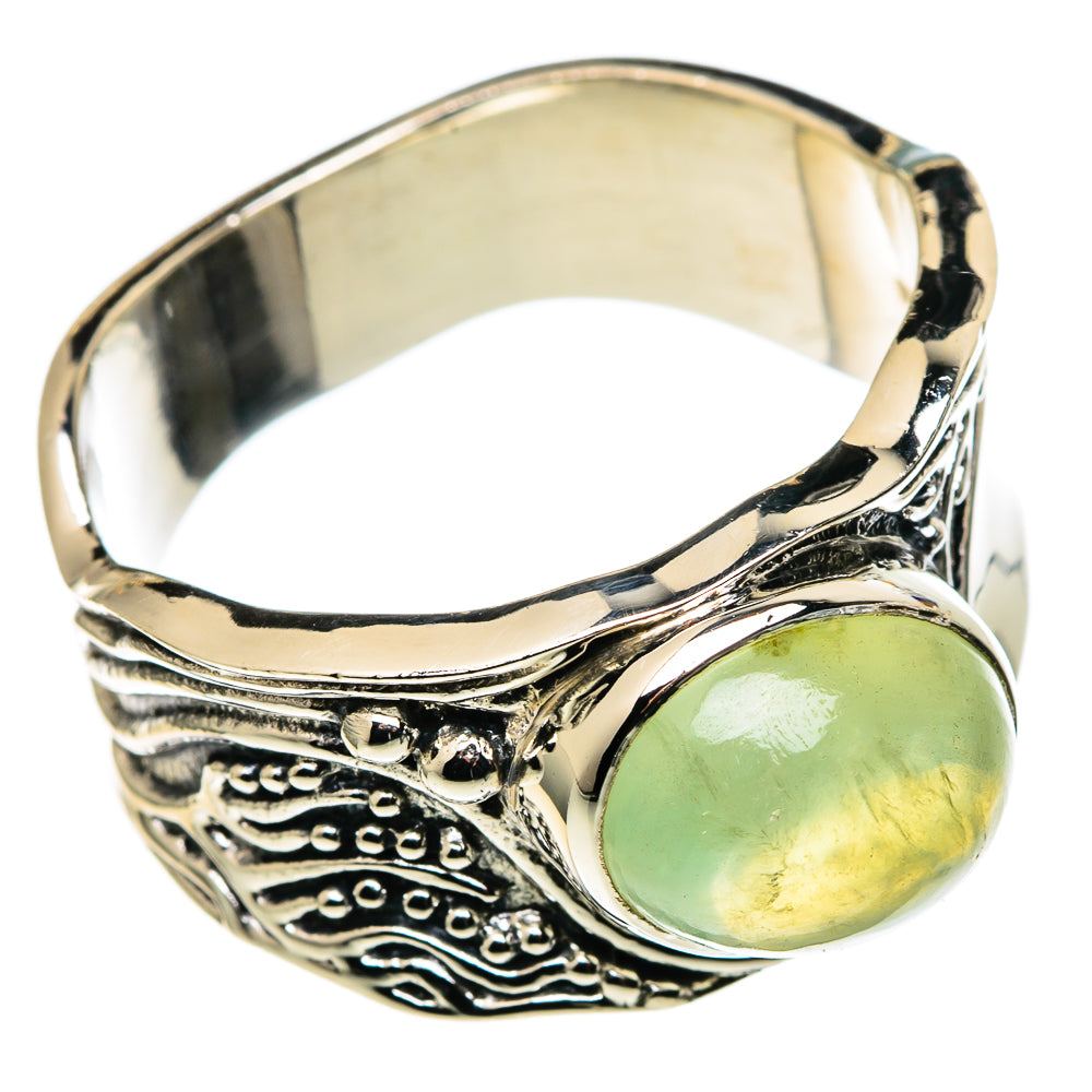Prehnite Rings handcrafted by Anasilvercos - RING99561