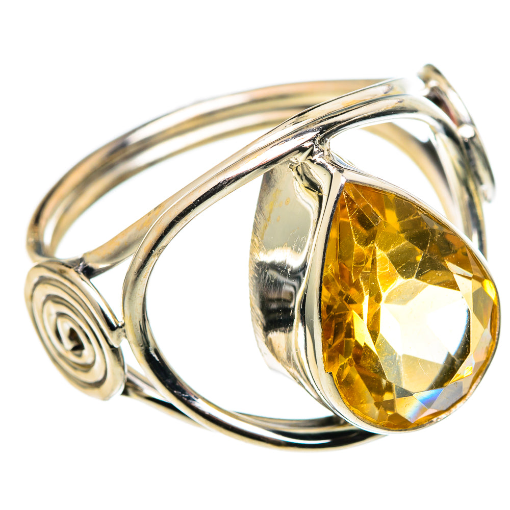 Citrine Rings handcrafted by Anasilvercos - RING99565