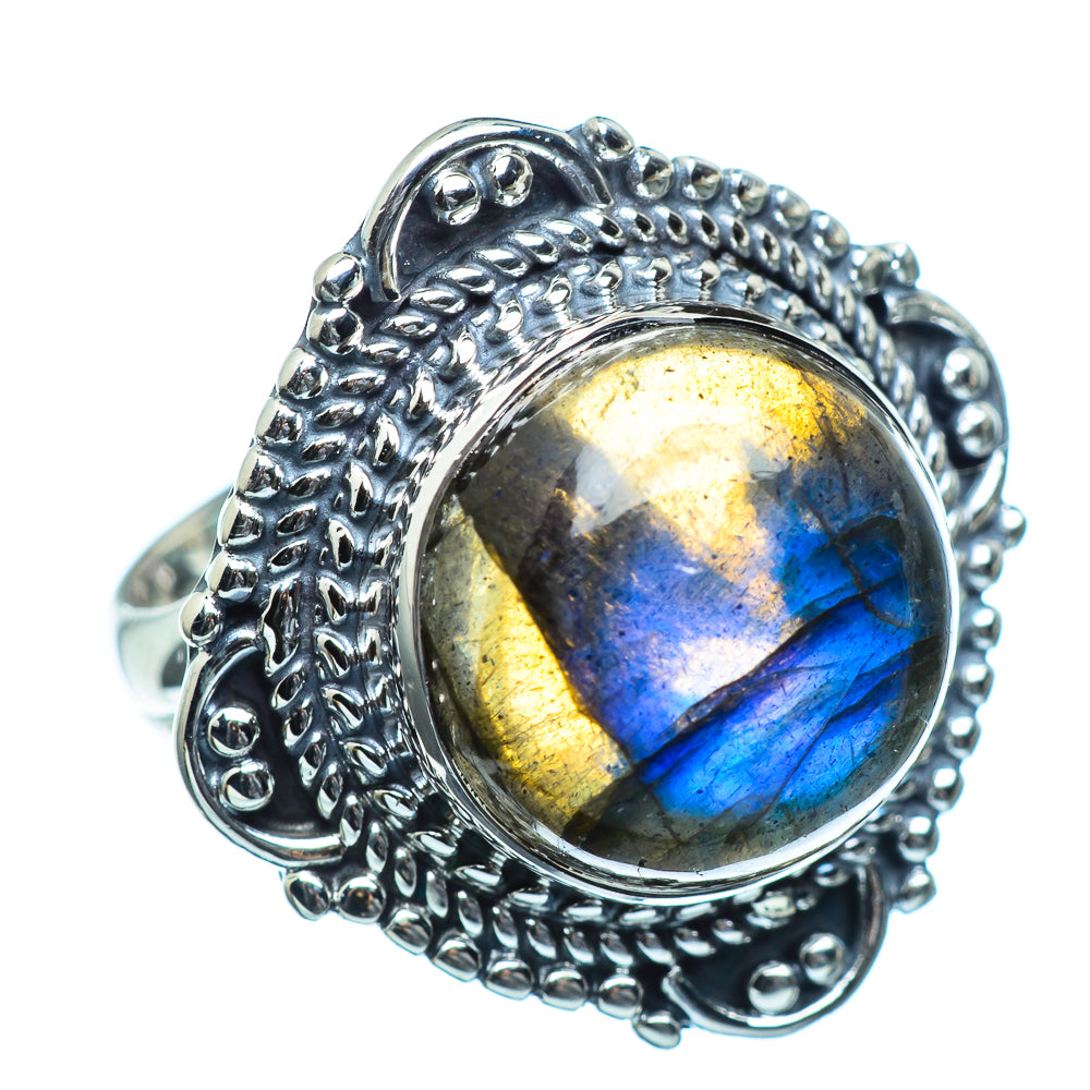Labradorite Rings handcrafted by Anasilvercos - RING995771