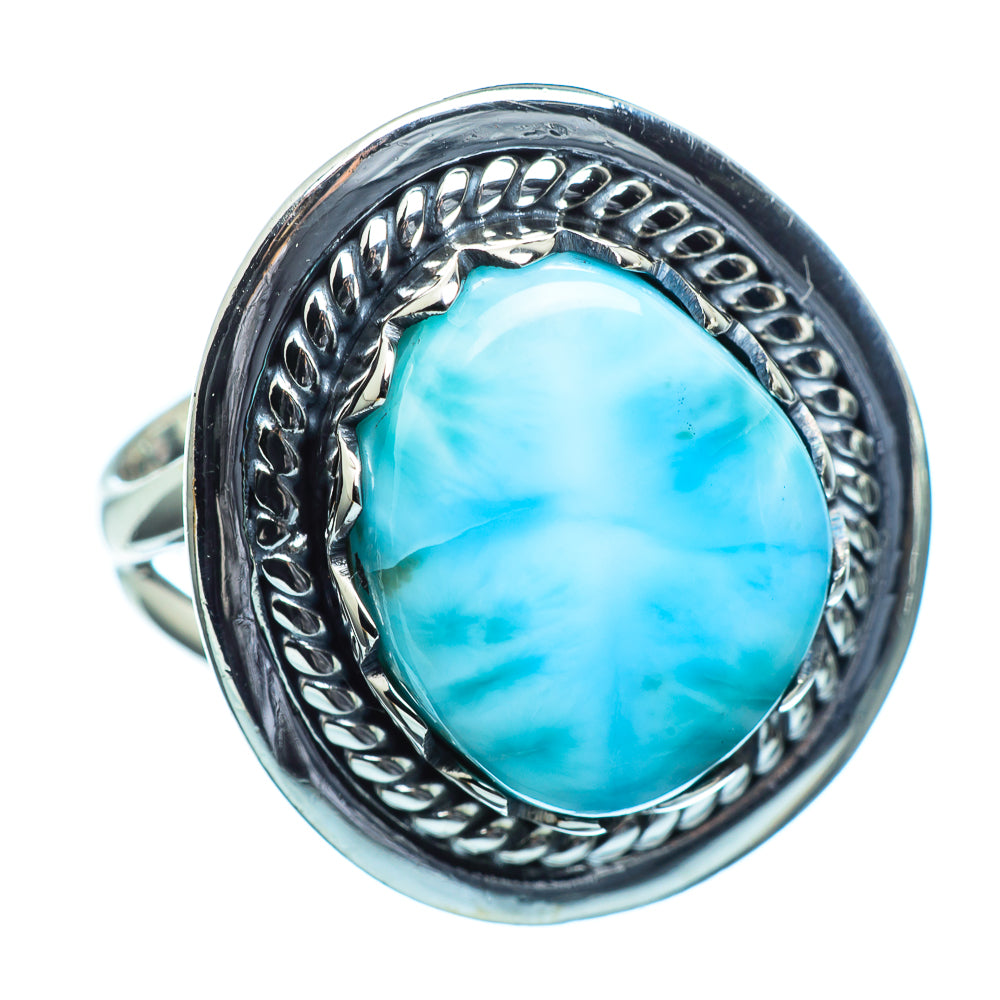 Larimar Rings handcrafted by Anasilvercos - RING995777