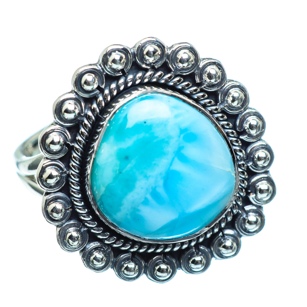 Larimar Rings handcrafted by Anasilvercos - RING995784