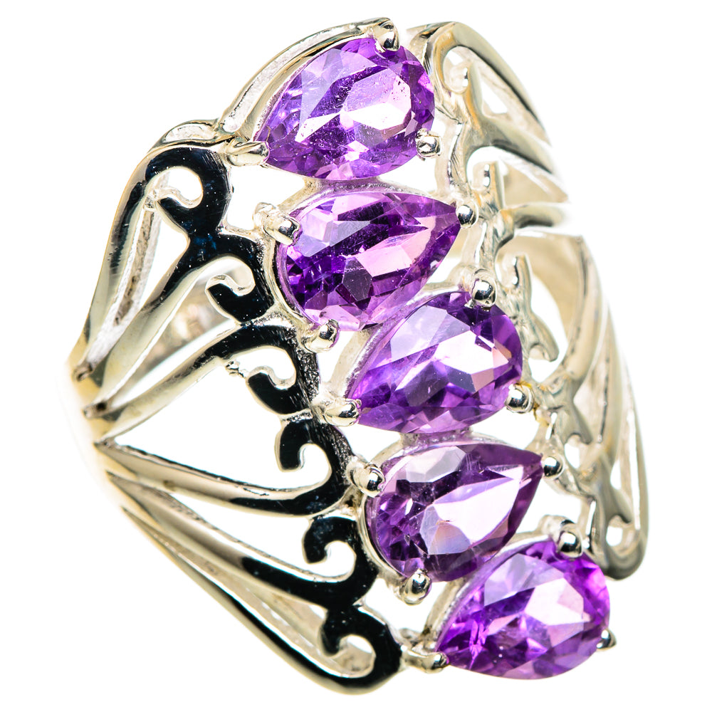Amethyst Rings handcrafted by Anasilvercos - RING99582