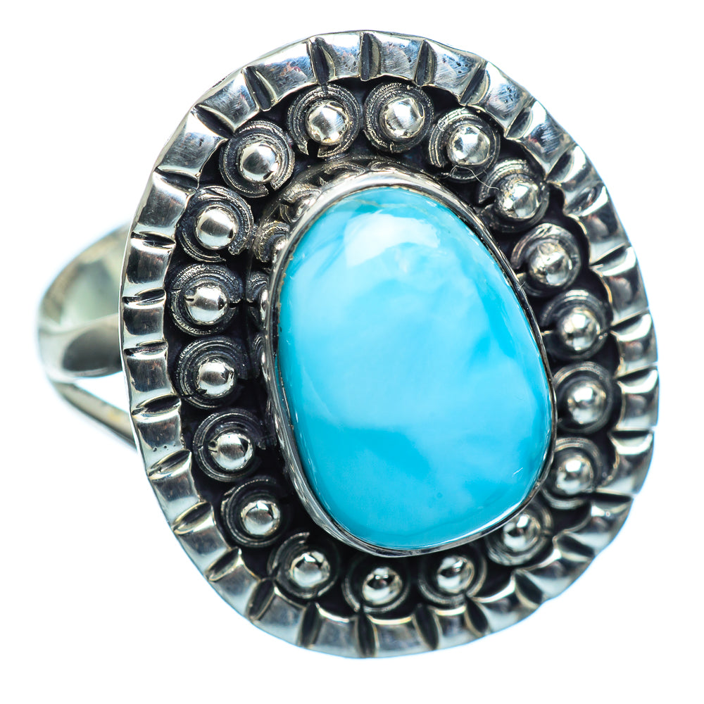 Larimar Rings handcrafted by Anasilvercos - RING995897