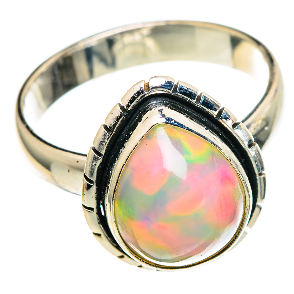 Ethiopian Opal Rings handcrafted by Anasilvercos - RING99592