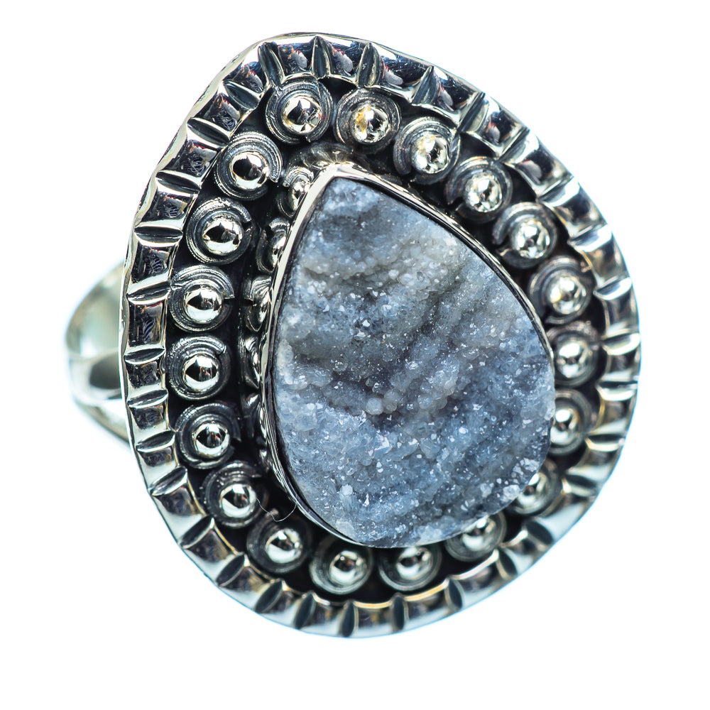 Desert Druzy Rings handcrafted by Anasilvercos - RING995938